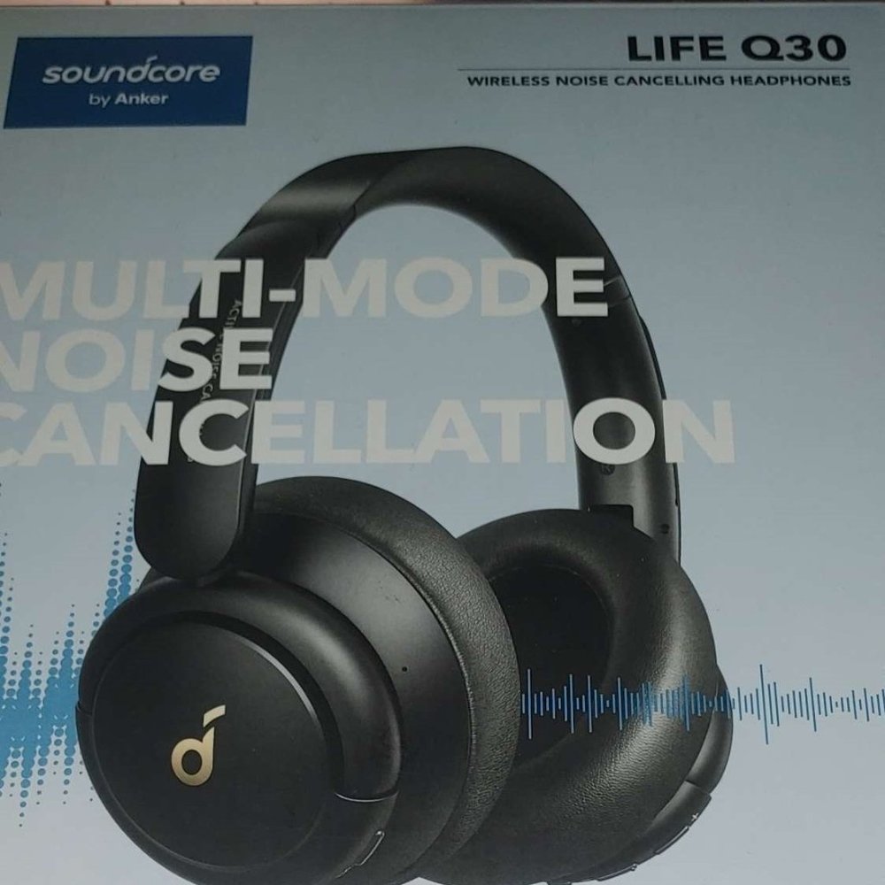 🔥🎧 Soundcore by Anker Space Q30 Adaptive Active Noise Cancelling (Black)🎧 🔥
